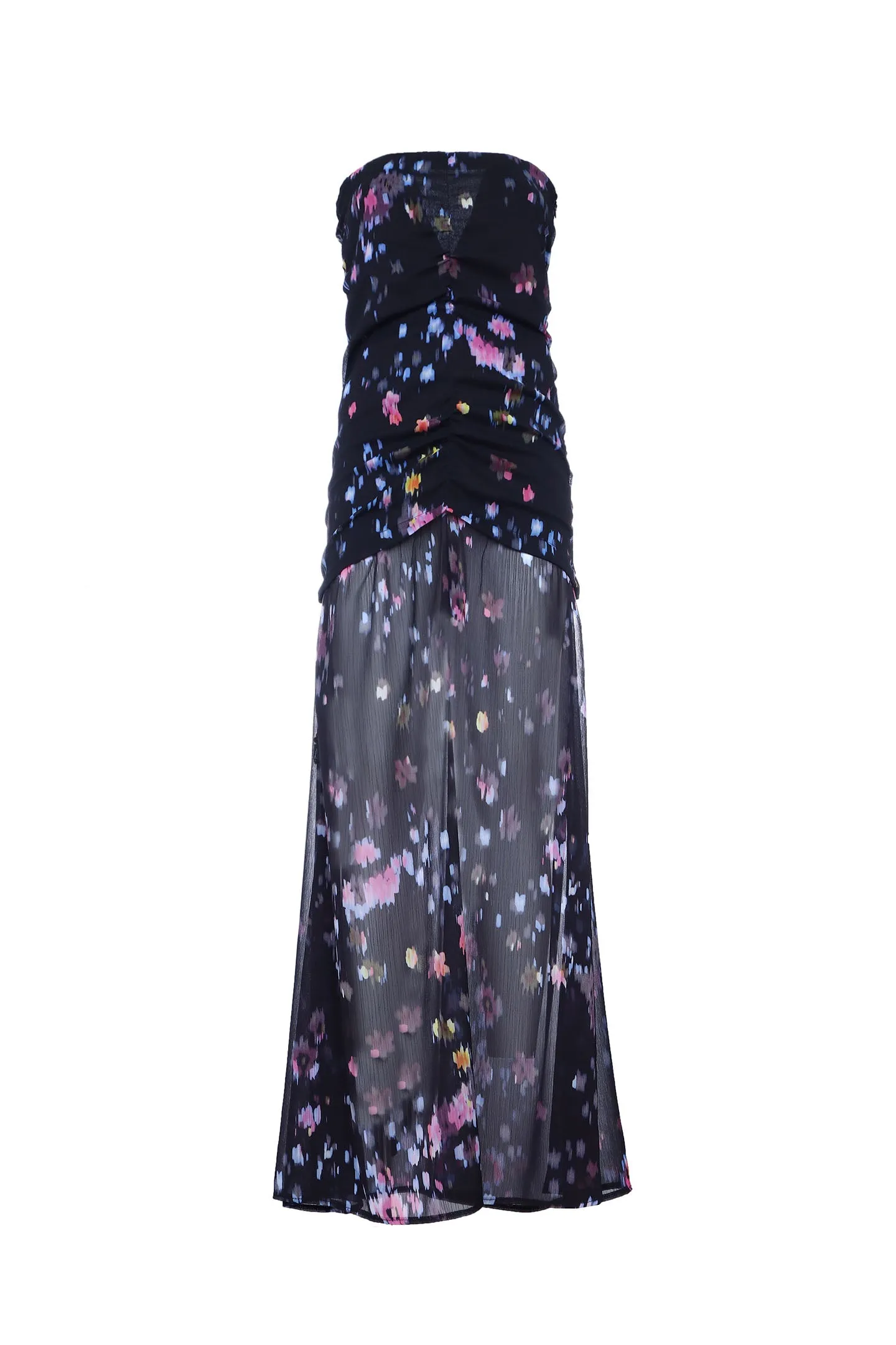Soallure - ABITO LUNGO FASCIA FANTASIA FIORE PICCOLO