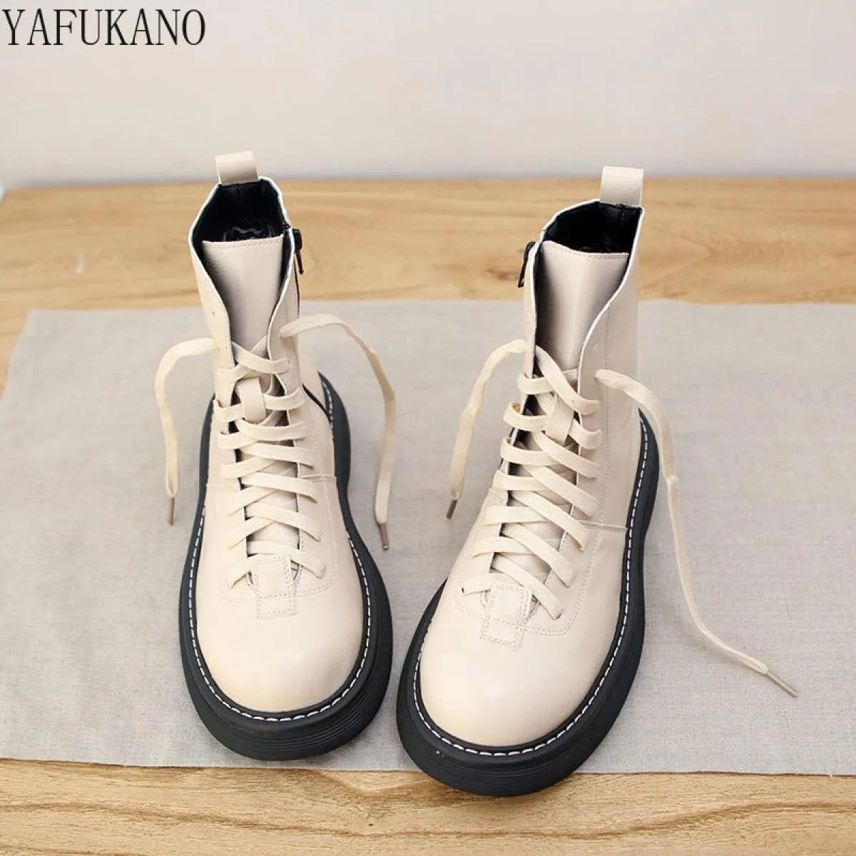 Stivali Donna Stivali invernali britannici Stivali da moto da donna Stivaletti Mori Boots Stivali da donna