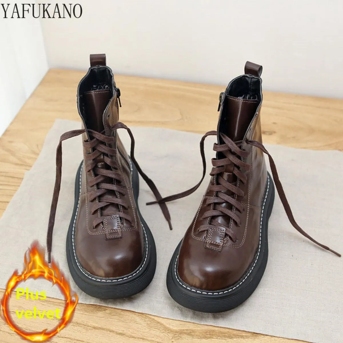 Stivali Donna Stivali invernali britannici Stivali da moto da donna Stivaletti Mori Boots Stivali da donna