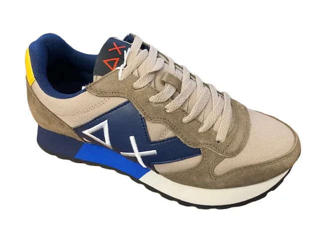 Sun68 Jaki Solid Z42113 77 dark beige men's sneakers