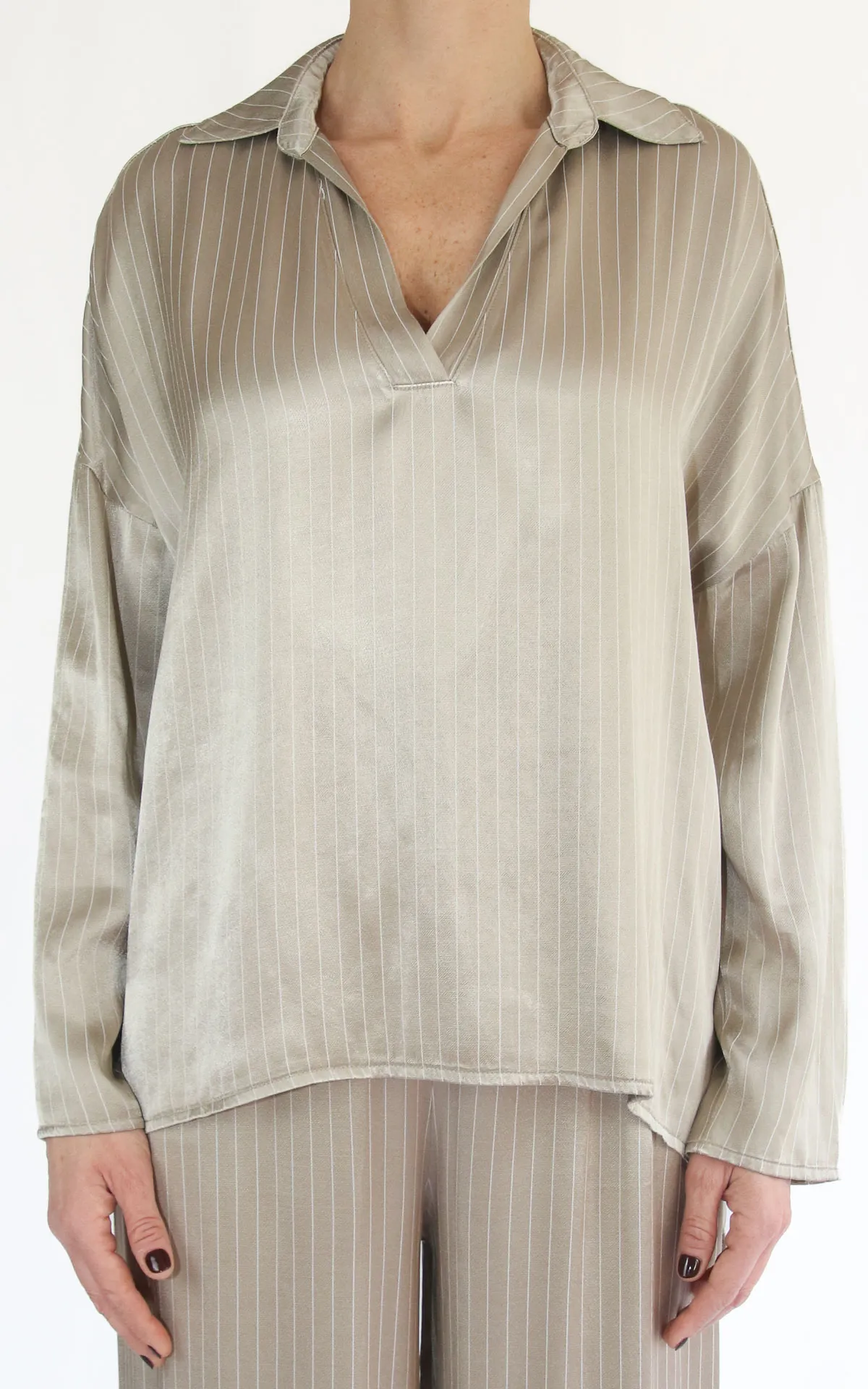 Susymix – Camicia con spacchi – Fango