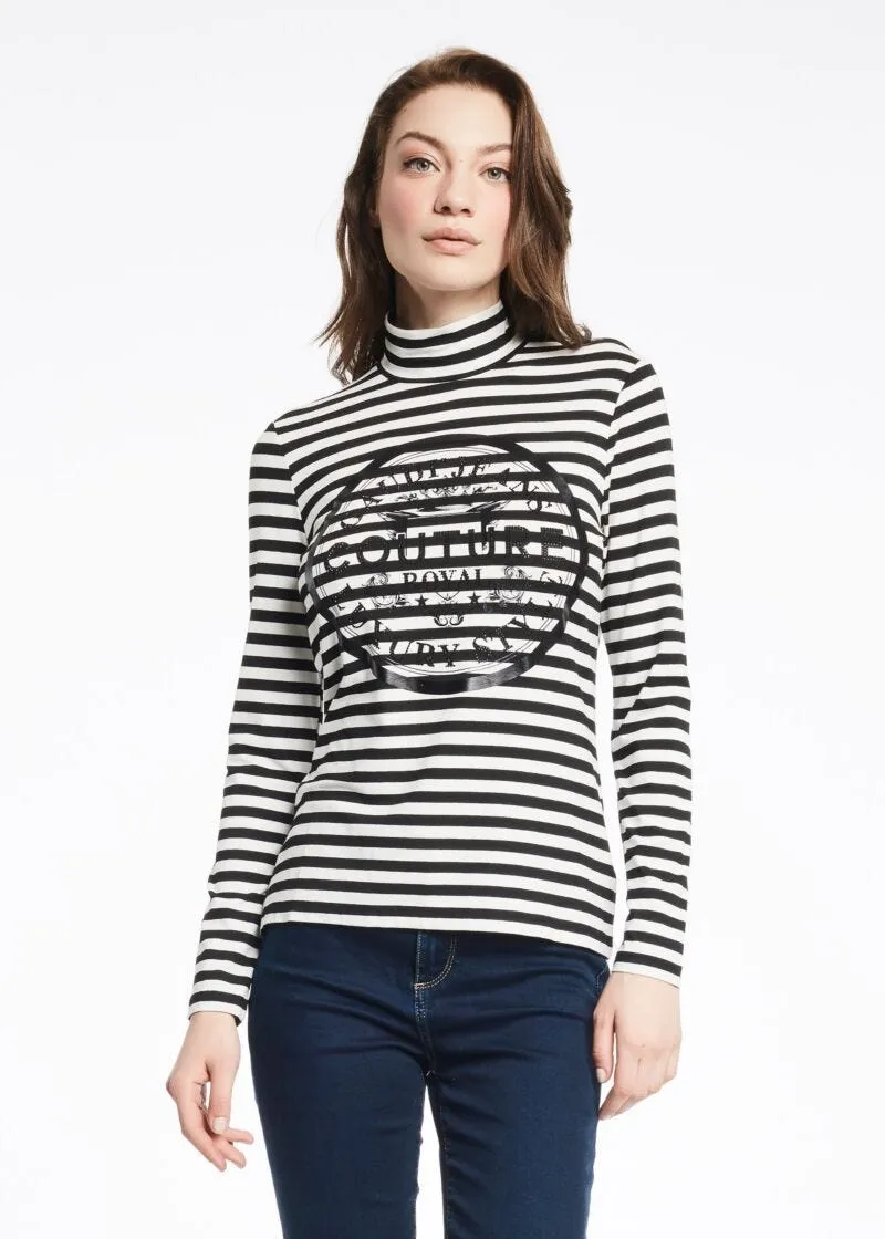 T shirt a collo alto