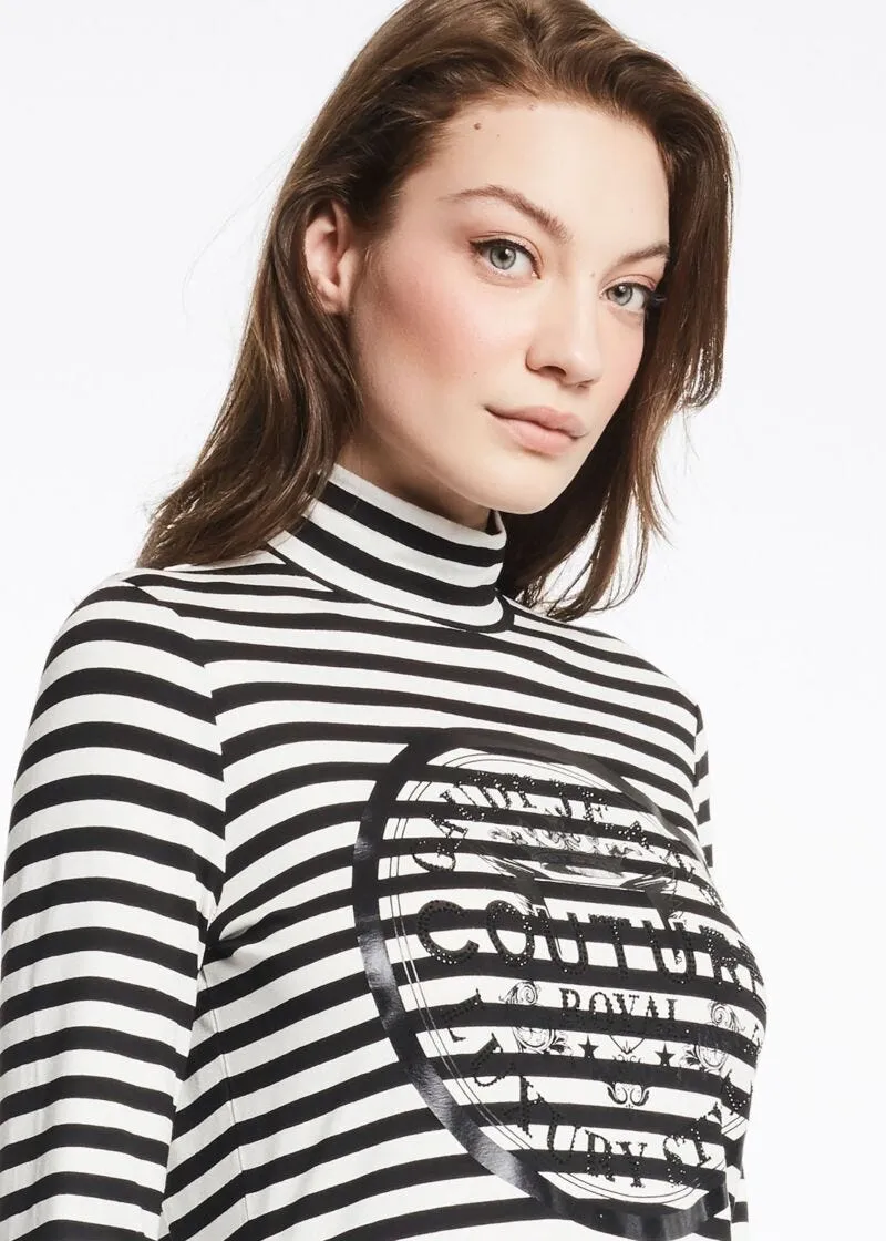 T shirt a collo alto