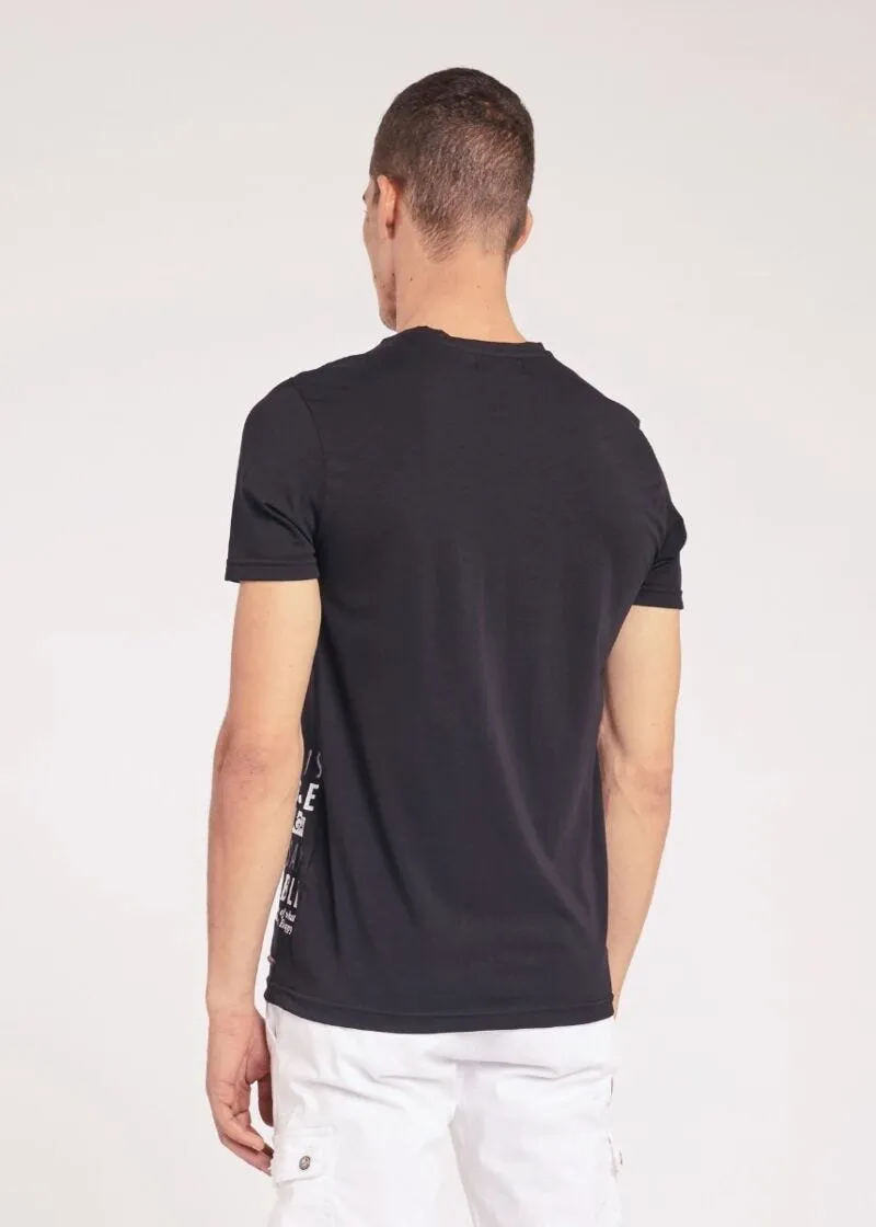T-shirt con stampa lucida