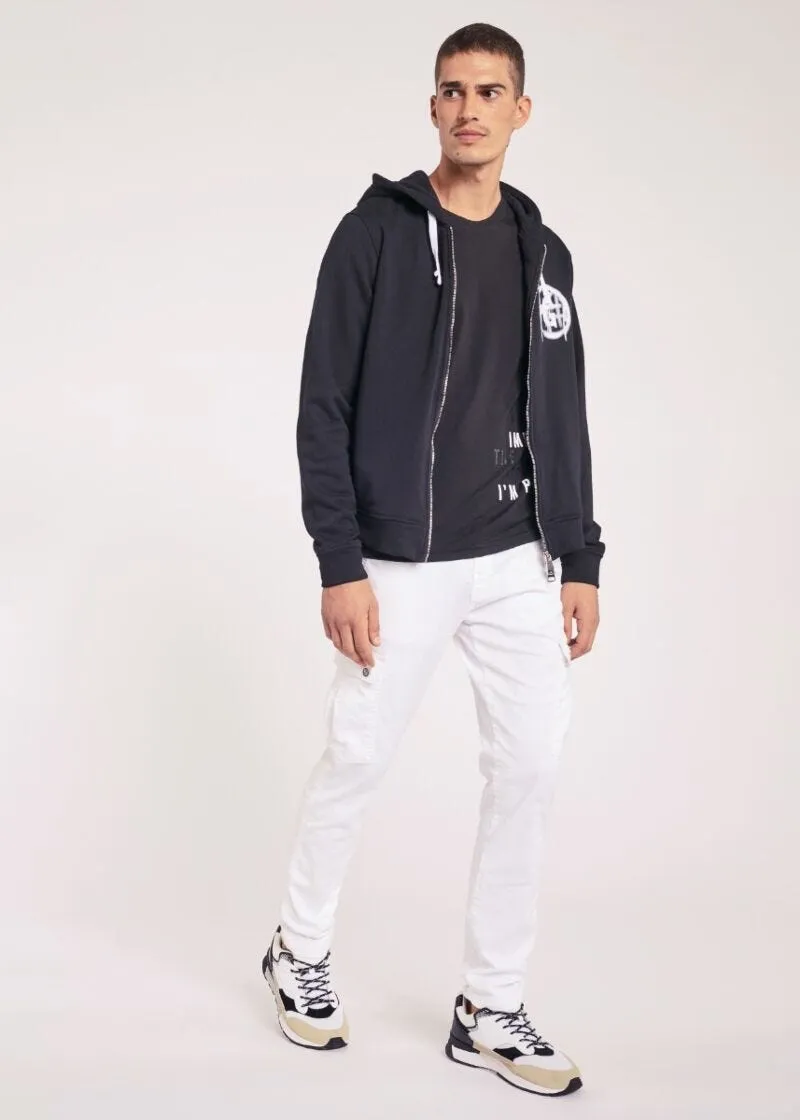 T-shirt con stampa lucida