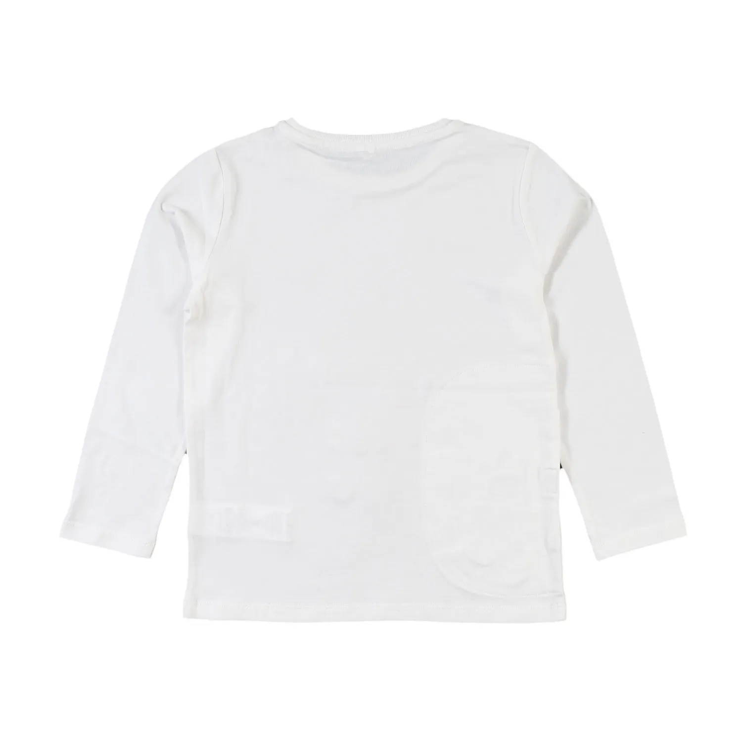 T-Shirt Natalizia Lunga Stella Bianca E Multicolor