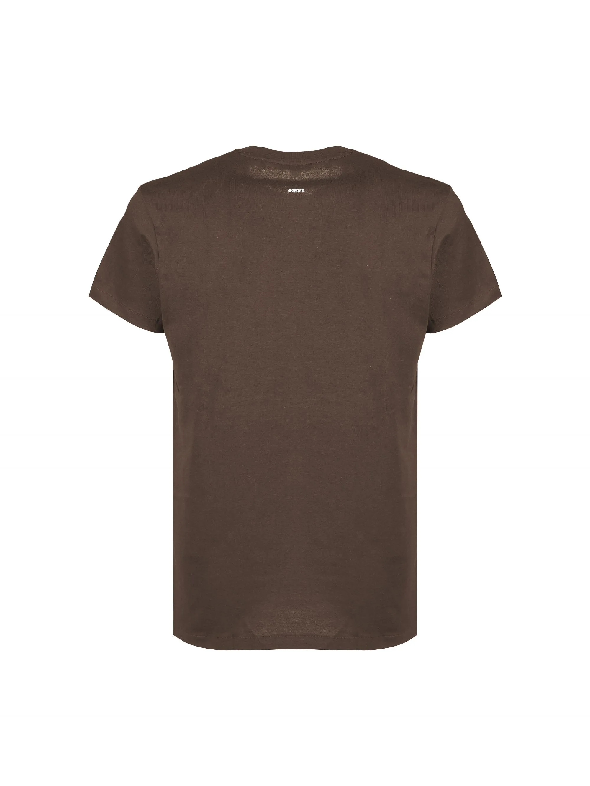 T-SHIRT "ROVIGO" MARRONE IN COTONE