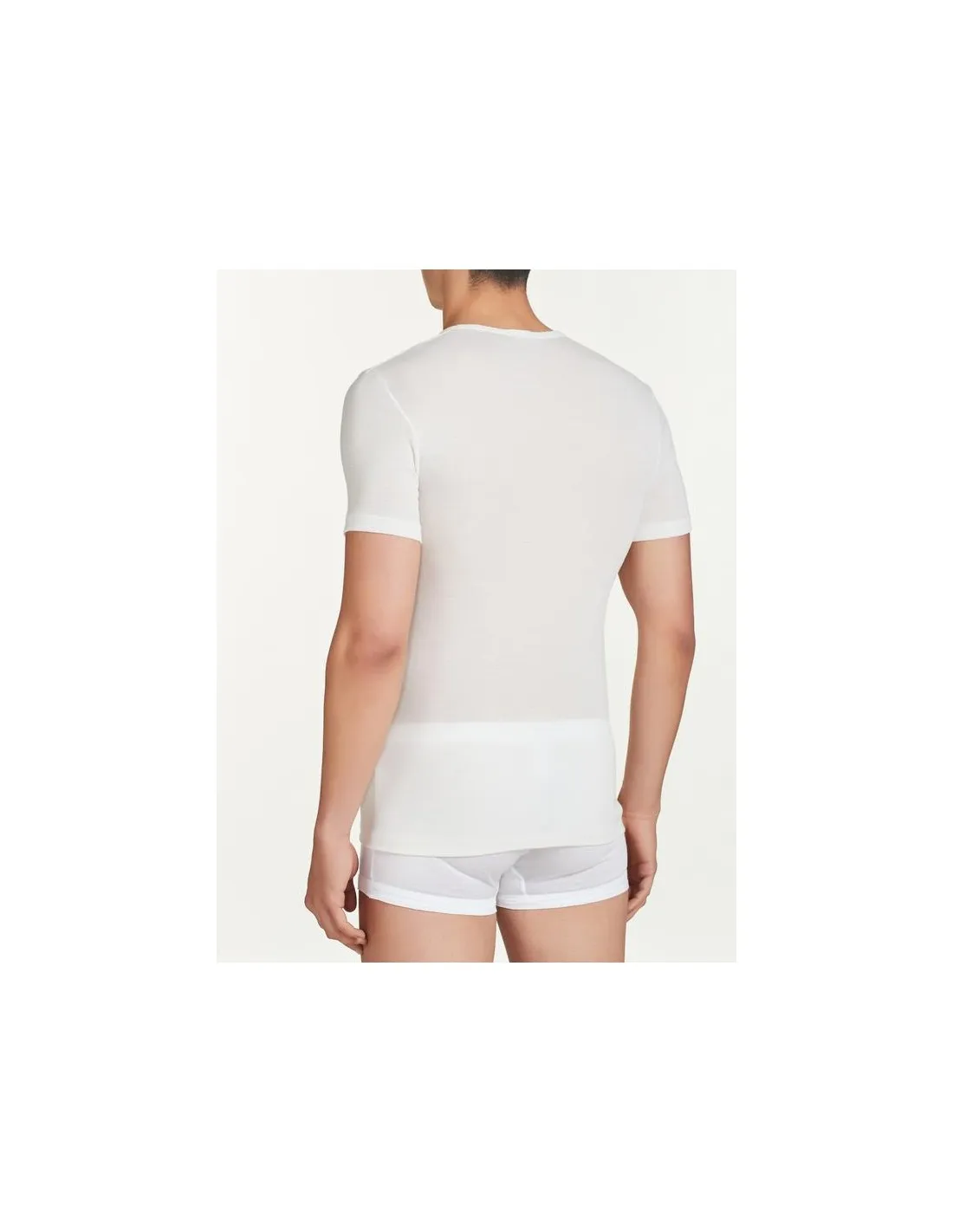 T-SHIRT UOMO IN LANA MERINO EXTRAFINE GIROCOLLO