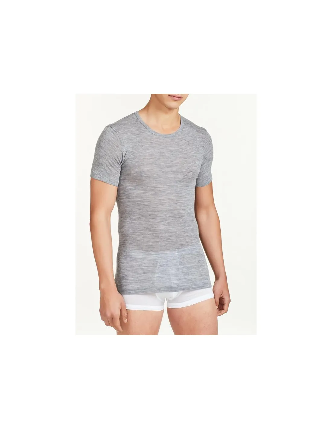 T-SHIRT UOMO IN LANA MERINO EXTRAFINE GIROCOLLO