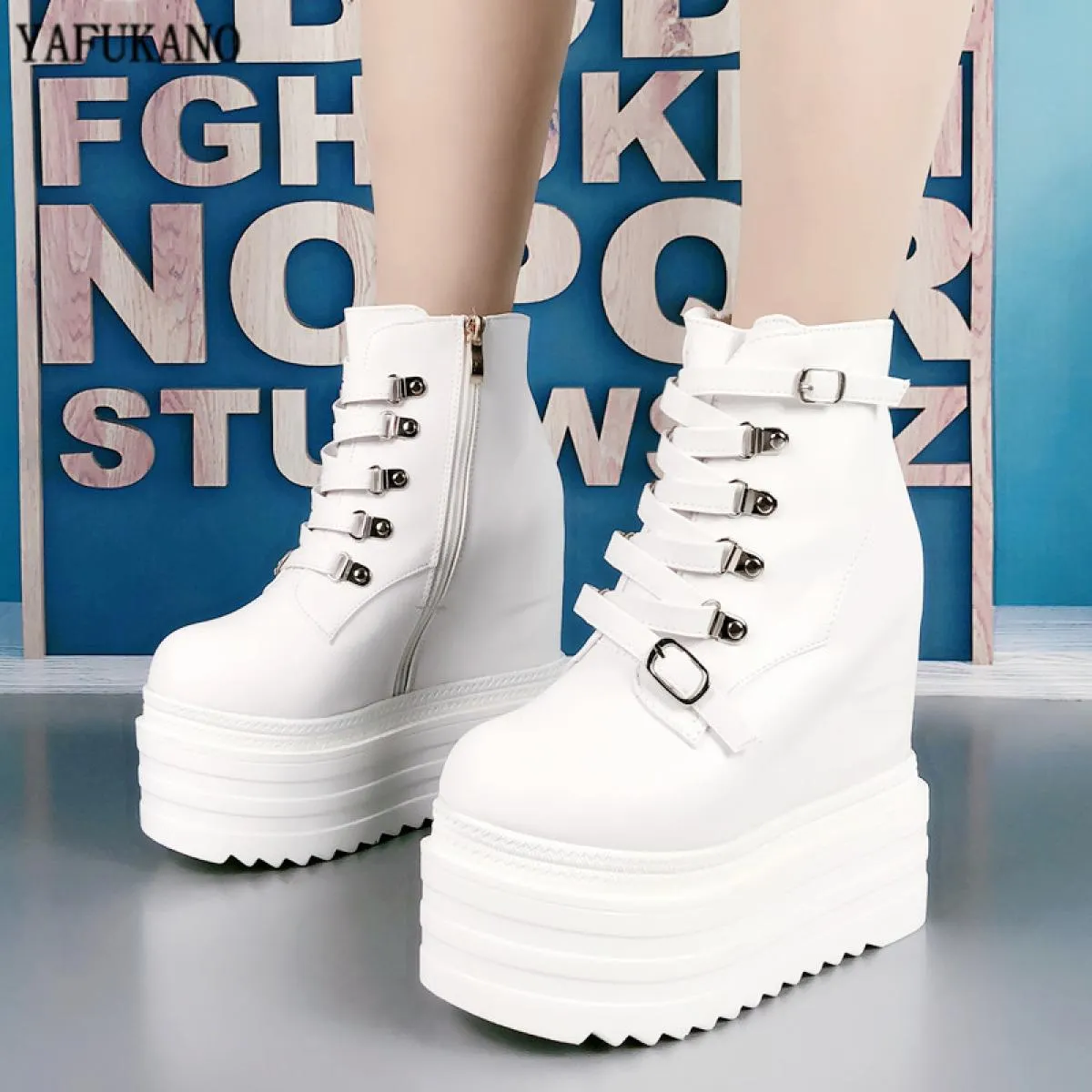 Tacchi alti 12 cm Zeppe Stivali Stivaletti Tacchi alti 14 cm Tacco alto 14 cm corto