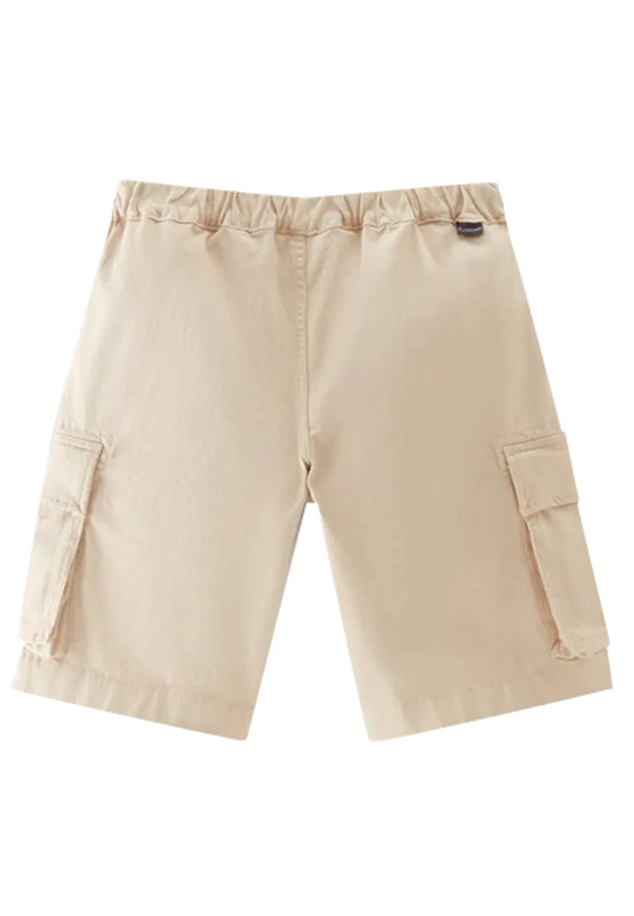 Woolrich bermuda beige bambino in cotone