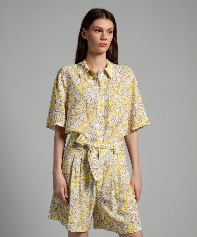 Woolrich Blusa stampata gialla CFWWSI0182FRUT3704