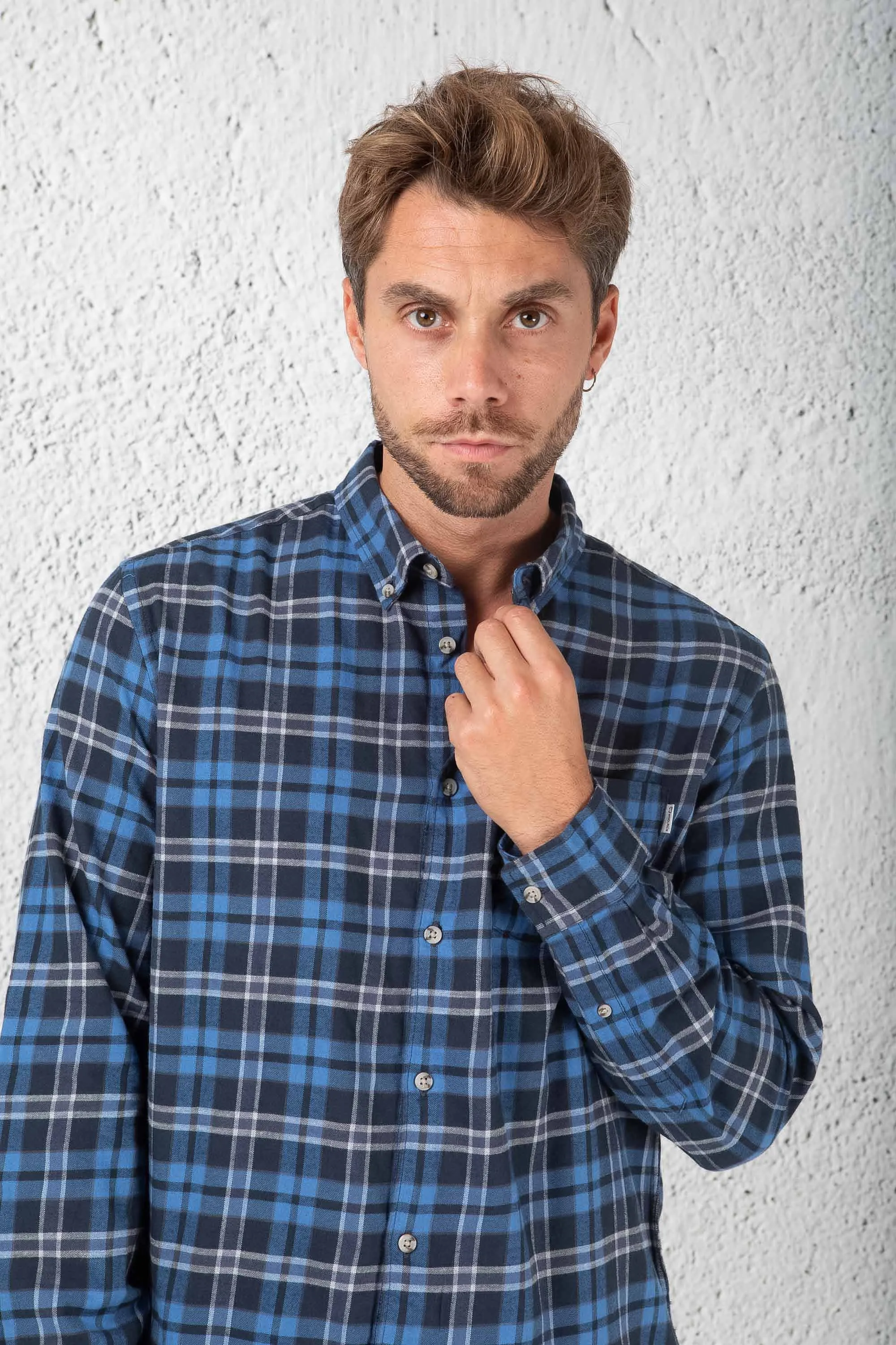 Woolrich Camicia Light Flannel Blu Uomo