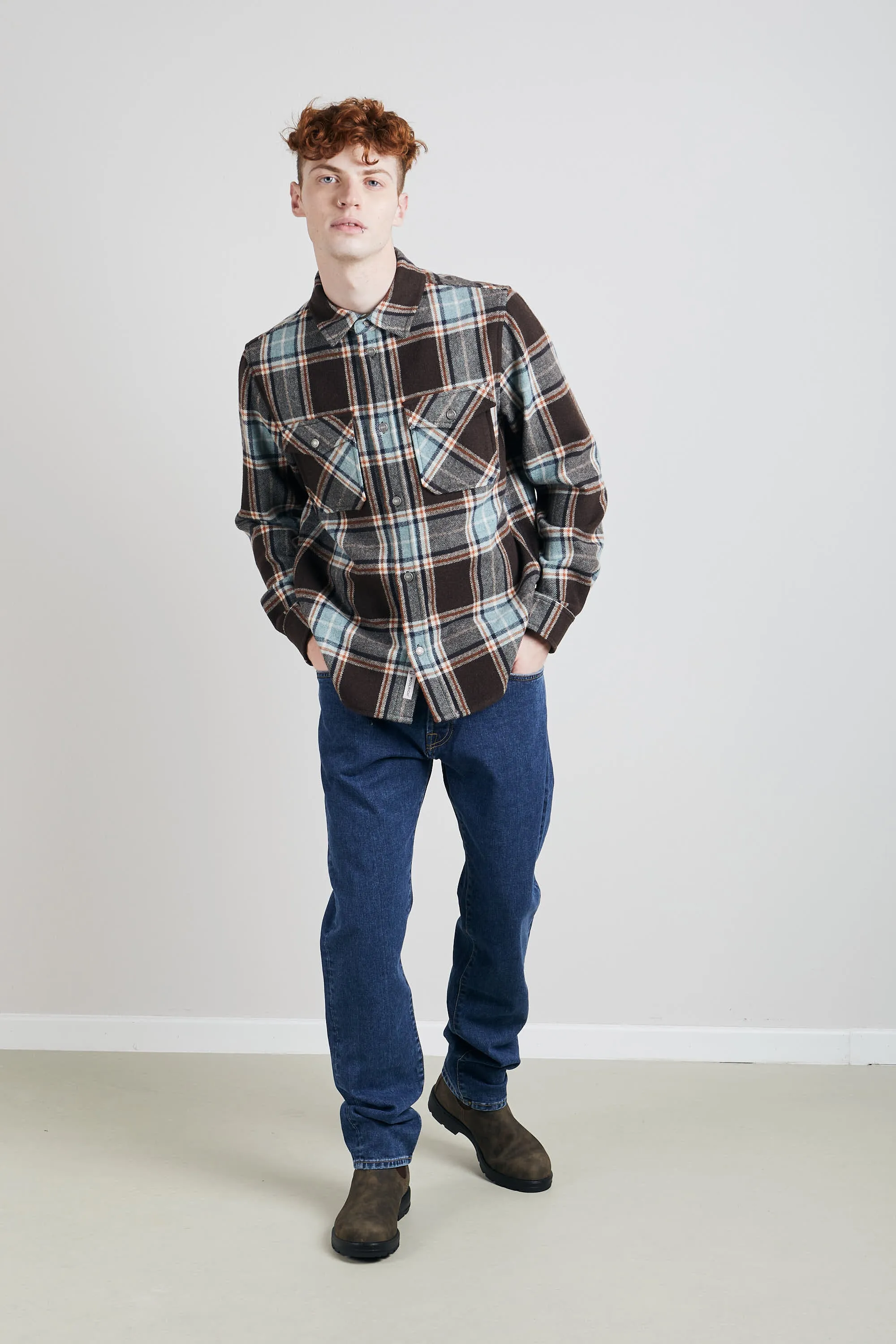 Woolrich Camicia Over Alaskan Melton Uomo
