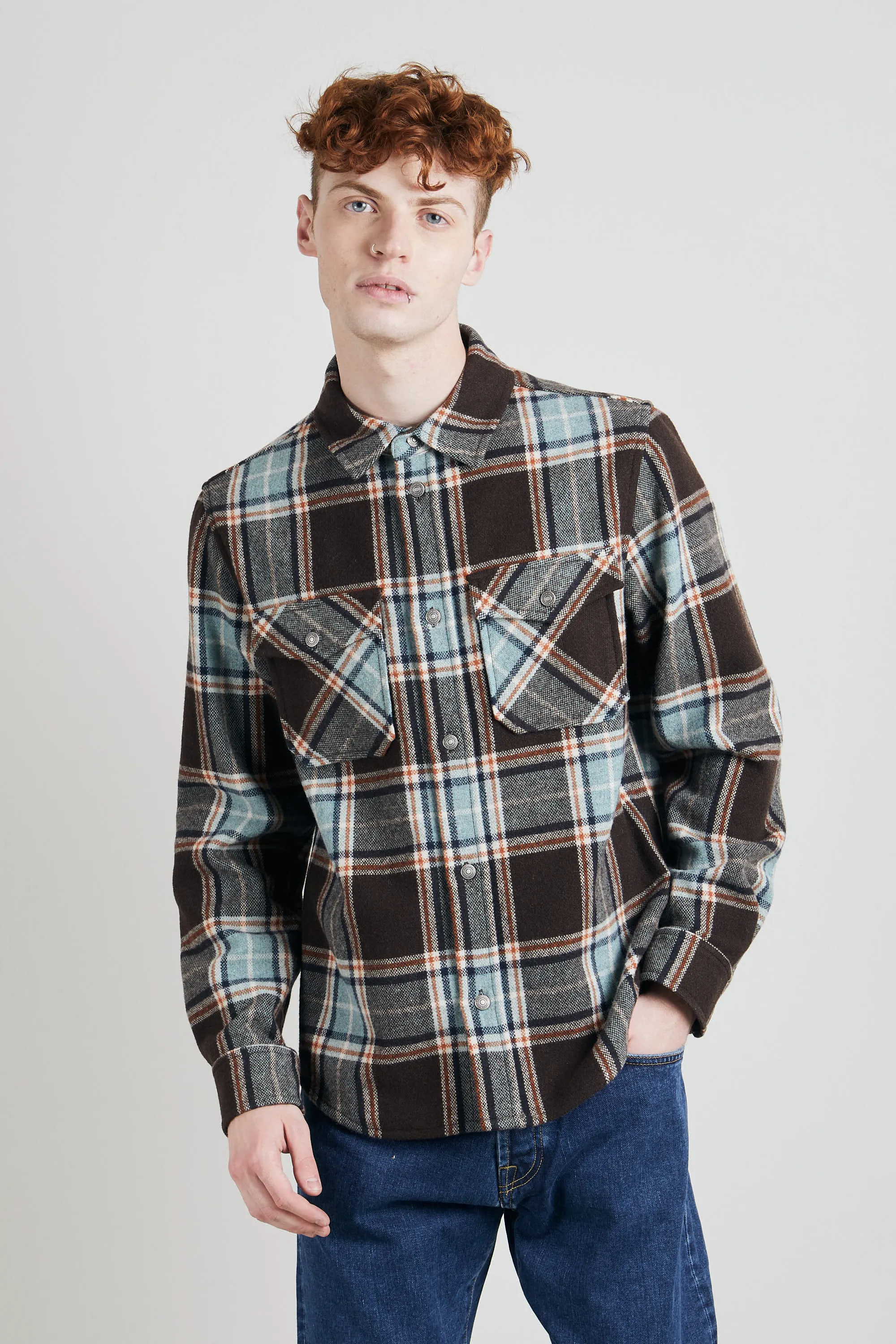 Woolrich Camicia Over Alaskan Melton Uomo