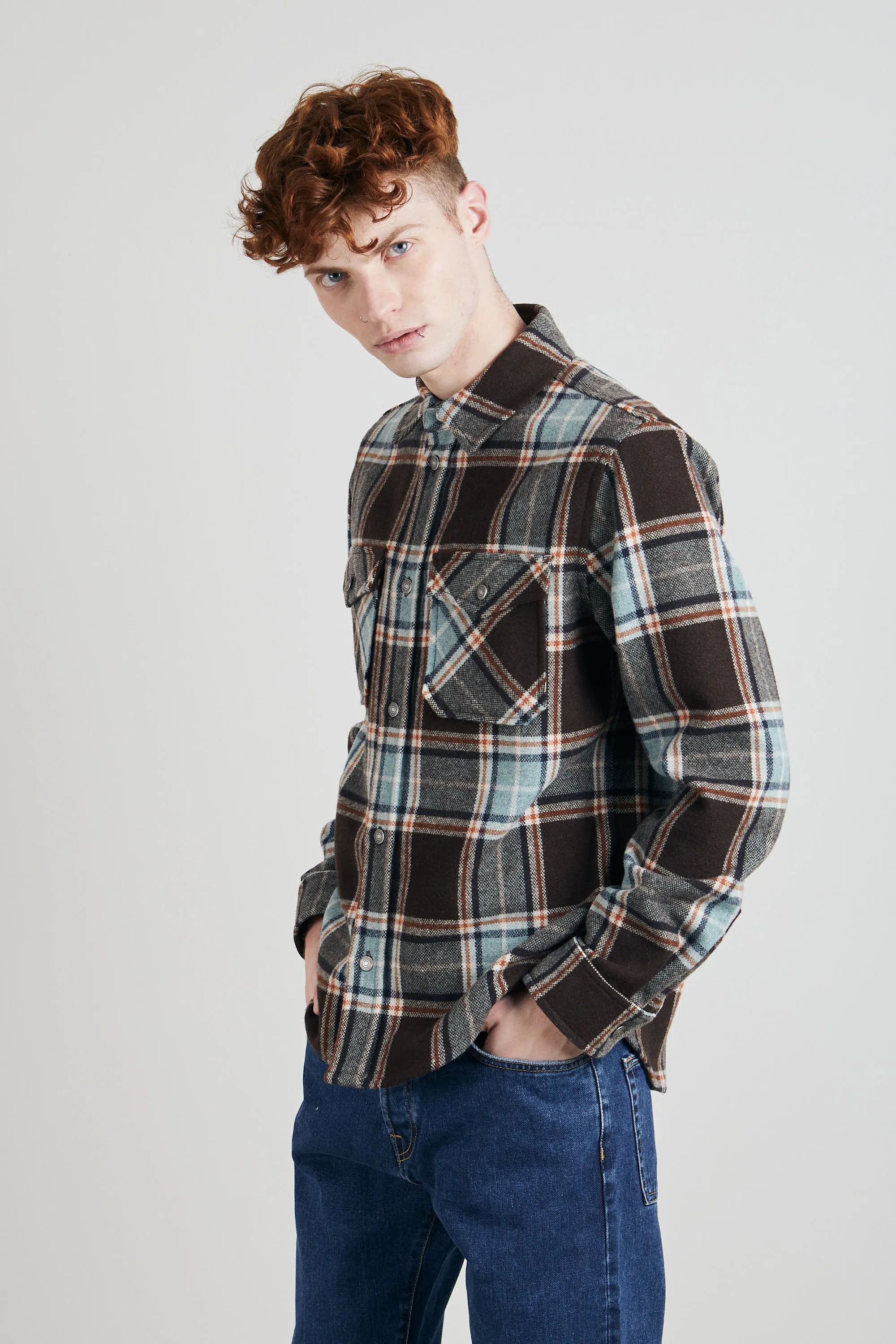 Woolrich Camicia Over Alaskan Melton Uomo