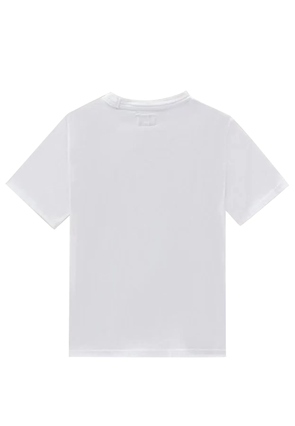 Woolrich kids t-shirt bianca bambino in cotone