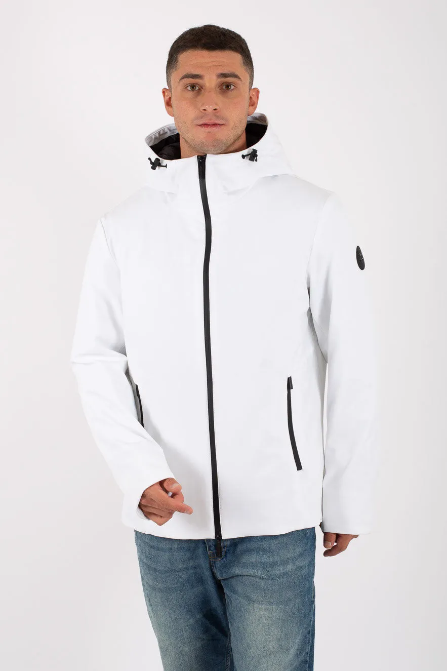 Woolrich Pacific Soft Shell Bianco Uomo