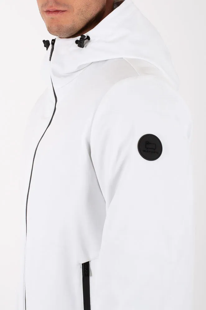 Woolrich Pacific Soft Shell Bianco Uomo