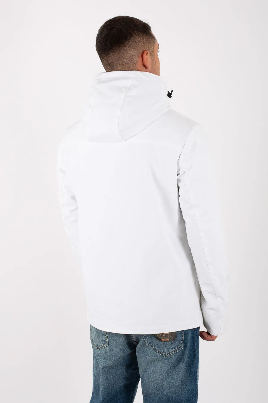 Woolrich Pacific Soft Shell Bianco Uomo