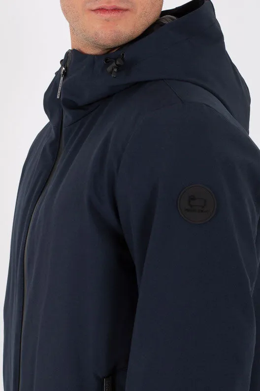 Woolrich Pacific Soft Shell Blu Uomo