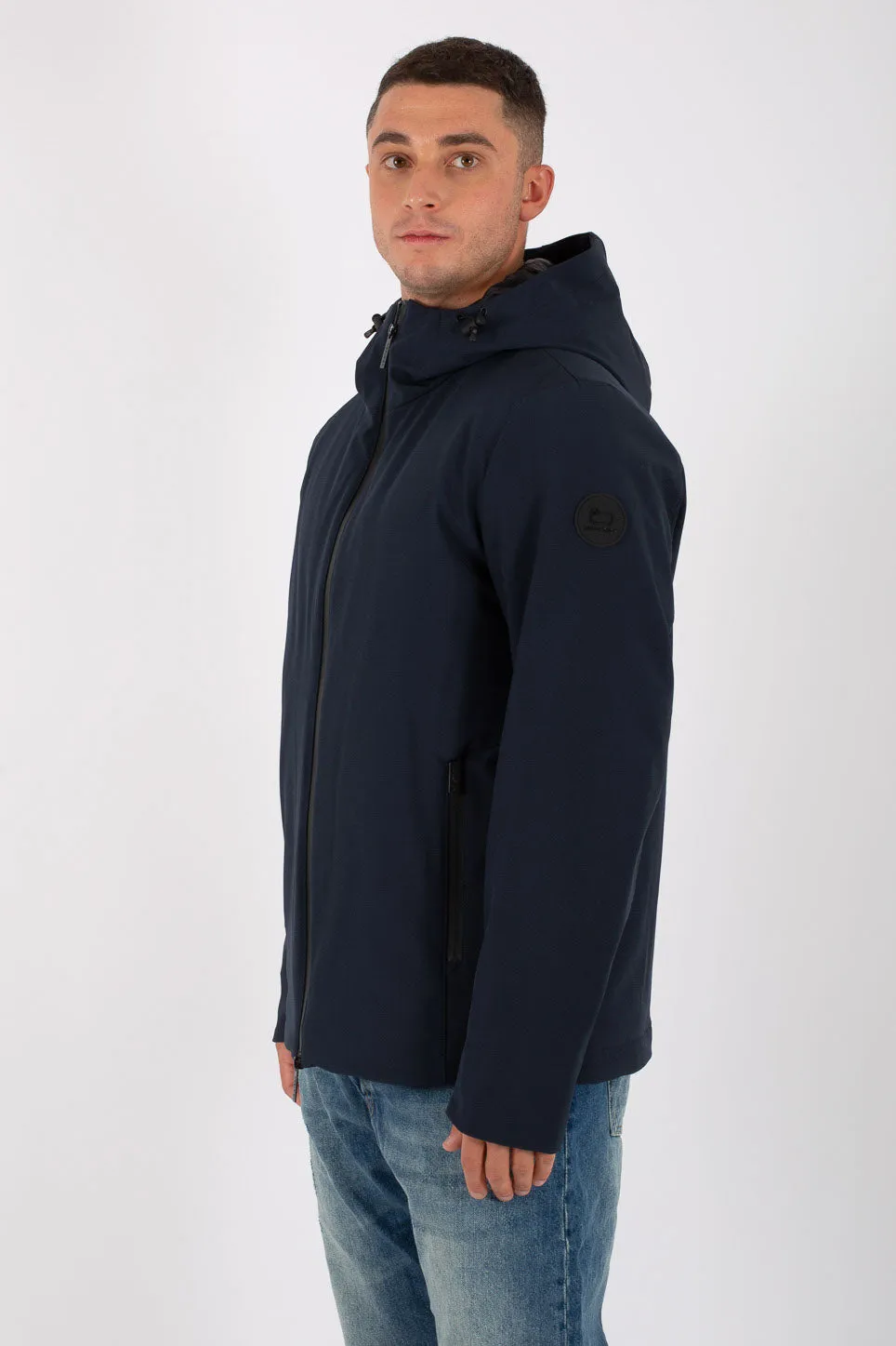 Woolrich Pacific Soft Shell Blu Uomo