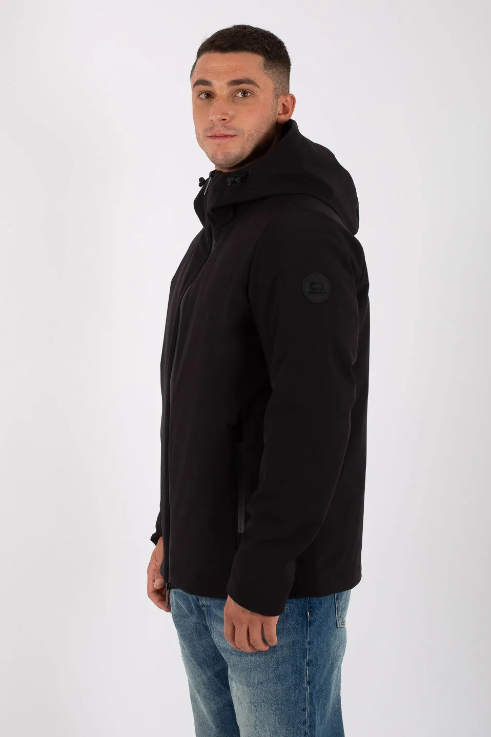 Woolrich Pacific Soft Shell Nero Uomo
