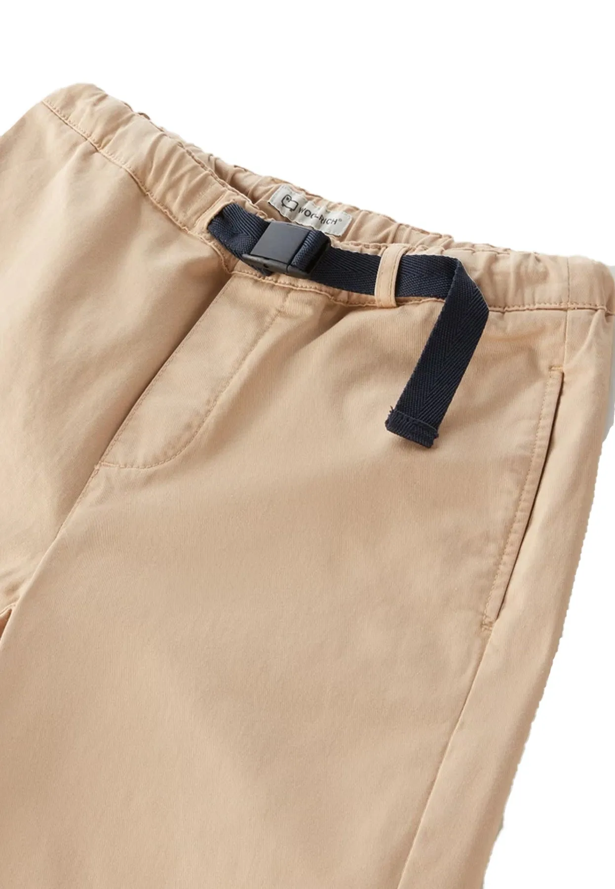 Woolrich pantalone beige bambino in cotone