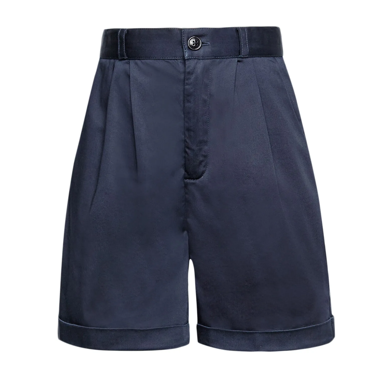 Woolrich shorts blu bambina in twill
