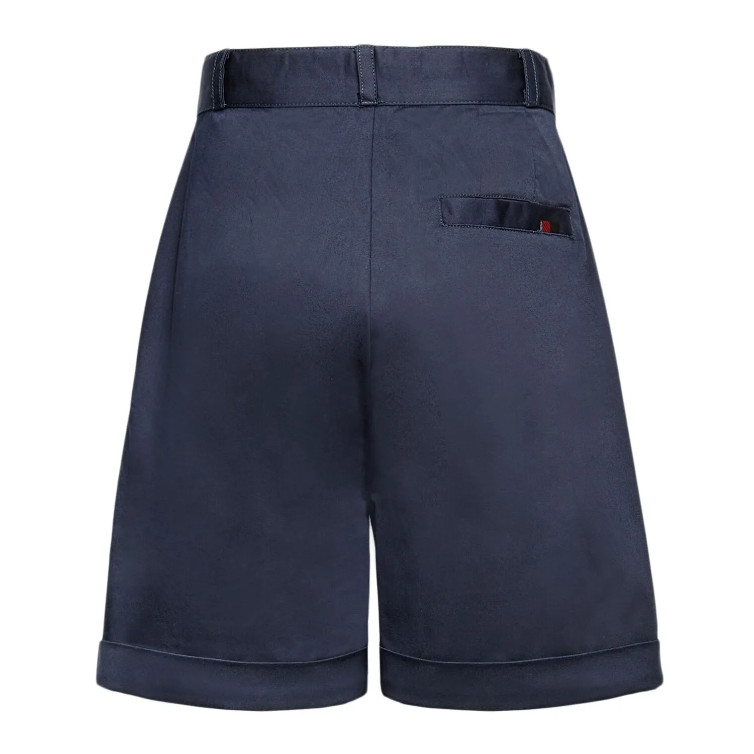 Woolrich shorts blu bambina in twill