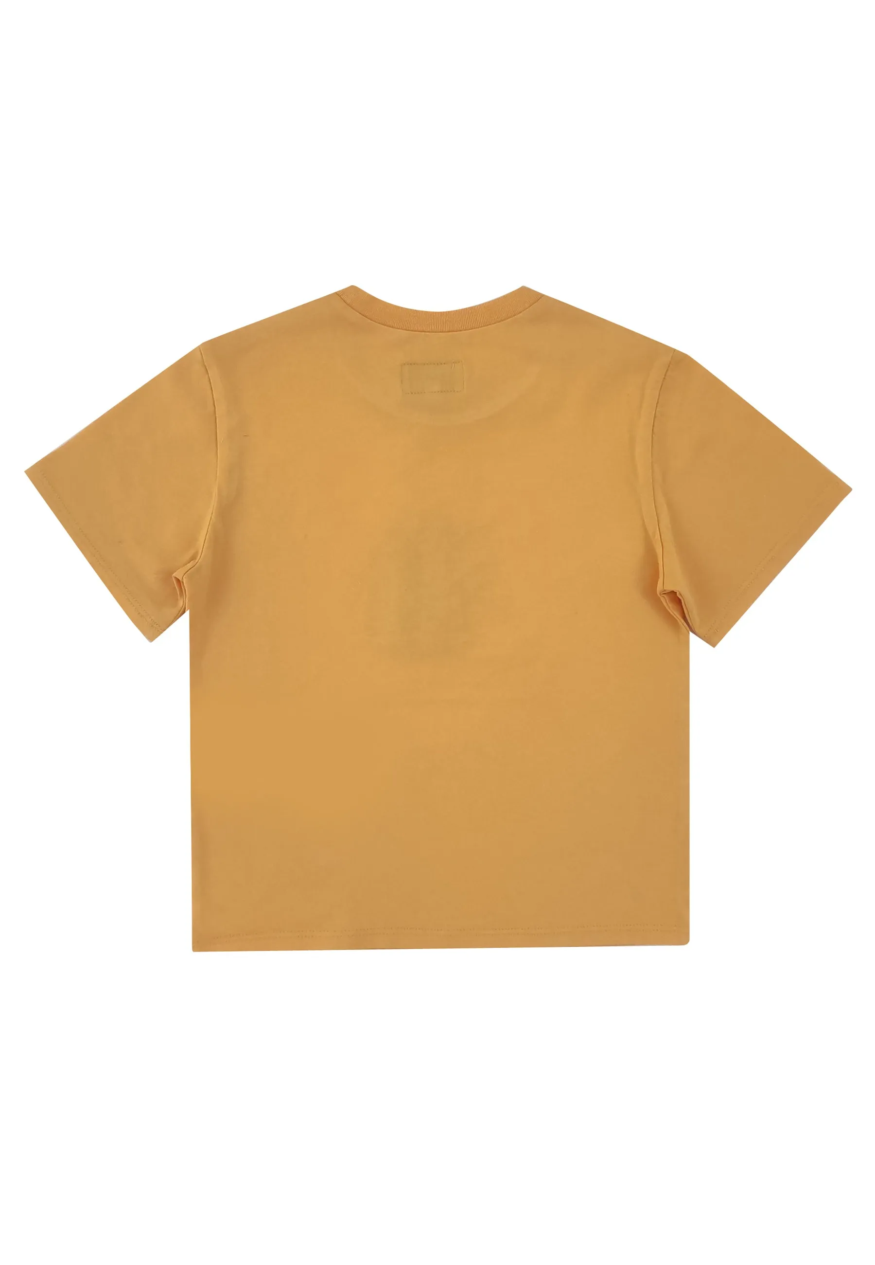 Woolrich T-Shirt ragazzo gialla in cotone