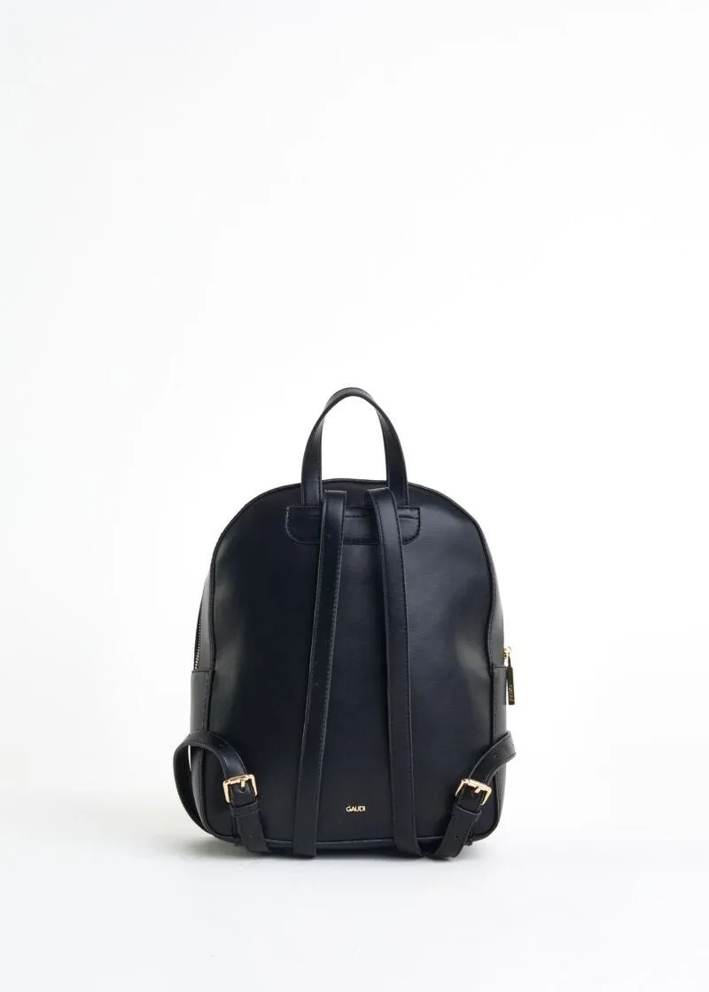 Zaino in similpelle intrecciata